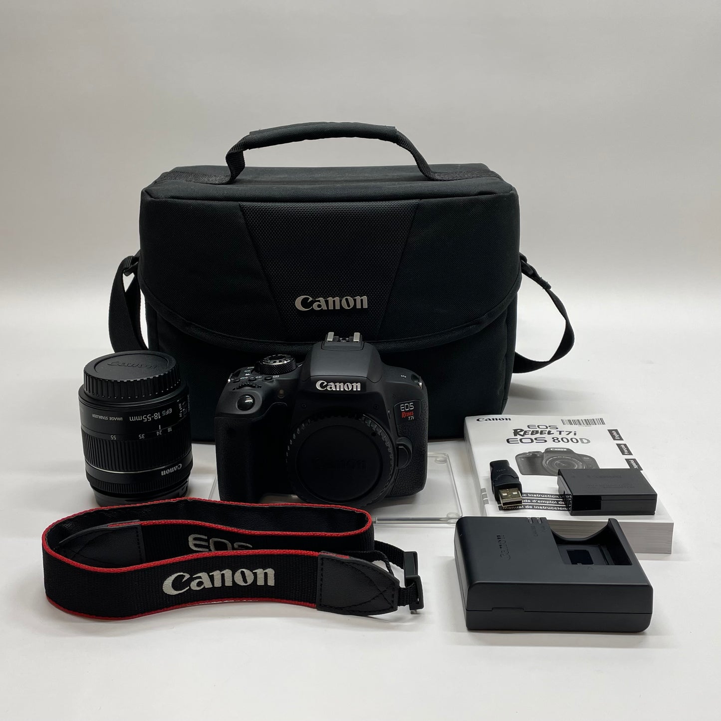 Canon EOS Rebel T7i 24.2MP Digital SLR DSLR Camera