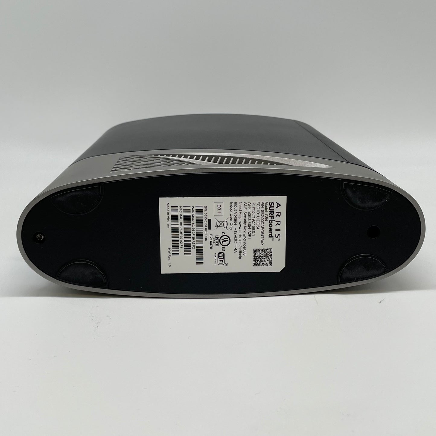 ARRIS SURFboard Quad Band WiFi 7 G54 Wifi Cable Modem Router