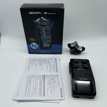 ZOOM H6 20Hz - 20kHz Handy Recorder H6/BLK