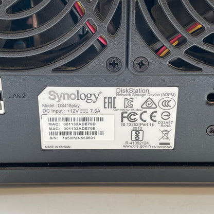 Synology DiskStation Network Storage Device DS418PLAY
