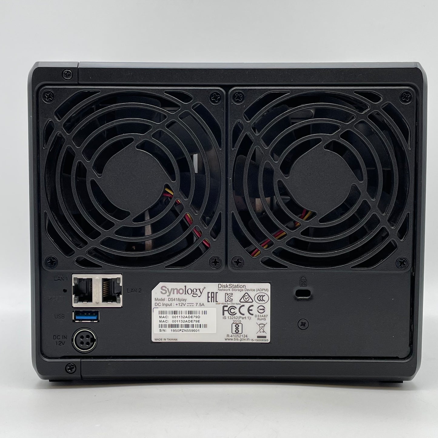 Synology DiskStation Network Storage Device DS418PLAY