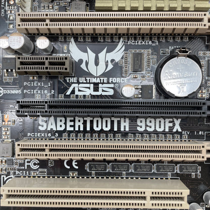 ASUS Sabertooth 990FX Rev. 1.01 AM3 Socket ATX Gaming Motherboard